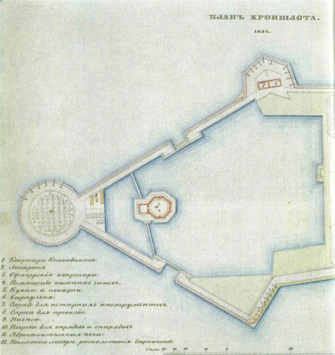 Форт Кроншлот - вид с моря